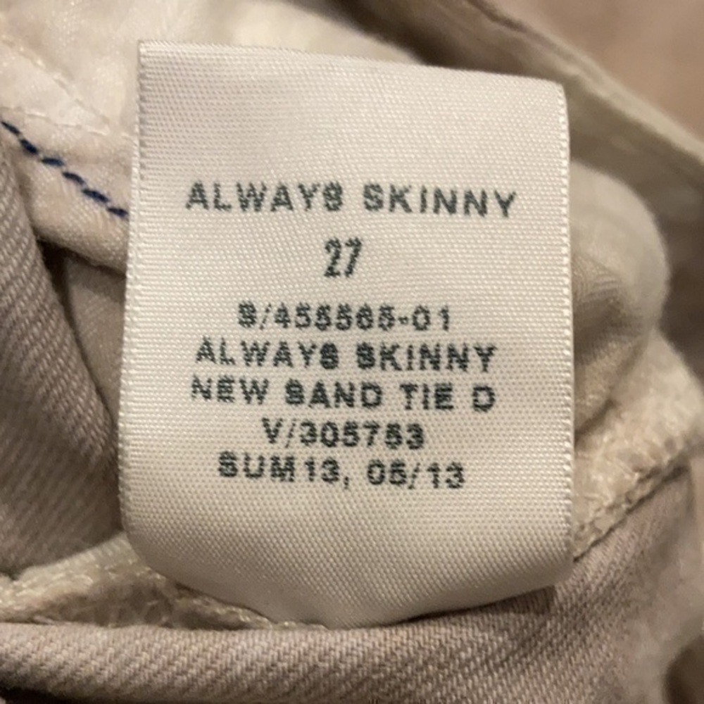 Gap 1969 always skinny new sand tie dye jeans 27 - Picture 6 of 11
